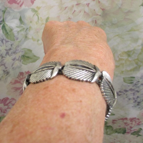 TORTOLANI Sterling Plate Classic Link Bracelet~ Designer VINTAGE Silver Bracelet - Picture 8 of 14
